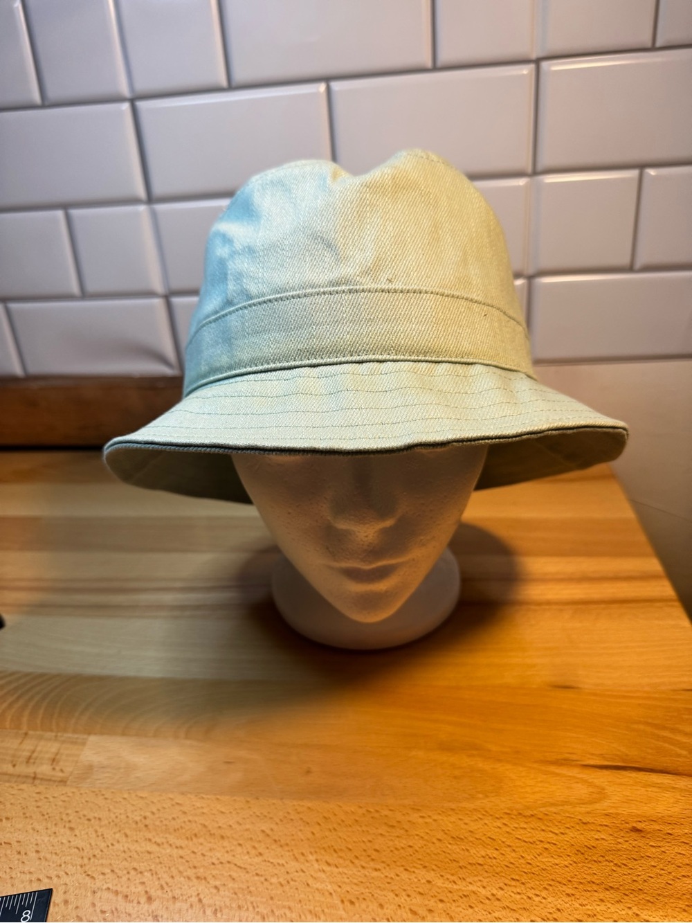 Nine West Light Beige Bucket Hat youth size